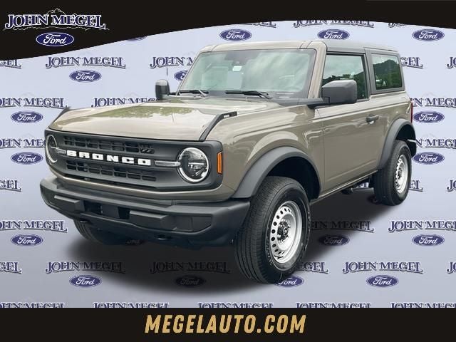 2026 Ford Bronco Base in Gray — front three-quarter view