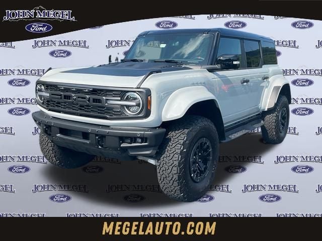 2026 Ford Bronco Raptor in Avalanche — front three-quarter view