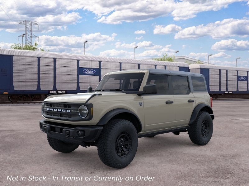 2026 Ford Bronco Big Bend in Desert Sand — front three-quarter view