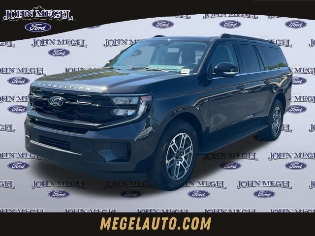 2026 Ford Expedition Max Active in Gray Metallic — front three-quarter view