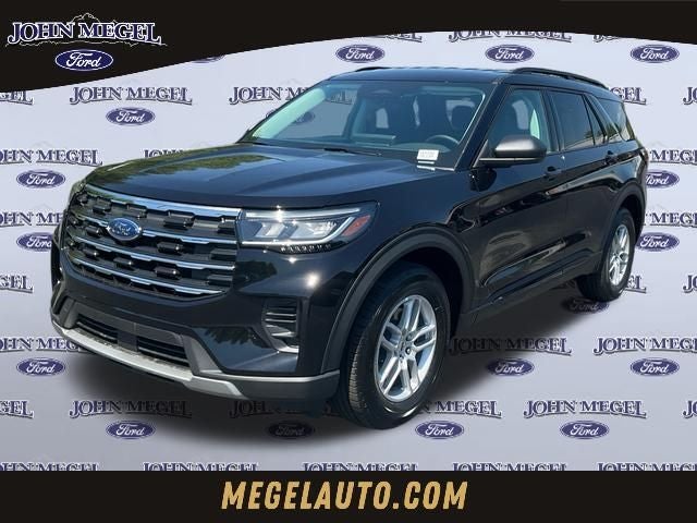 2026 Ford Explorer Active in Black Metallic — front three-quarter view