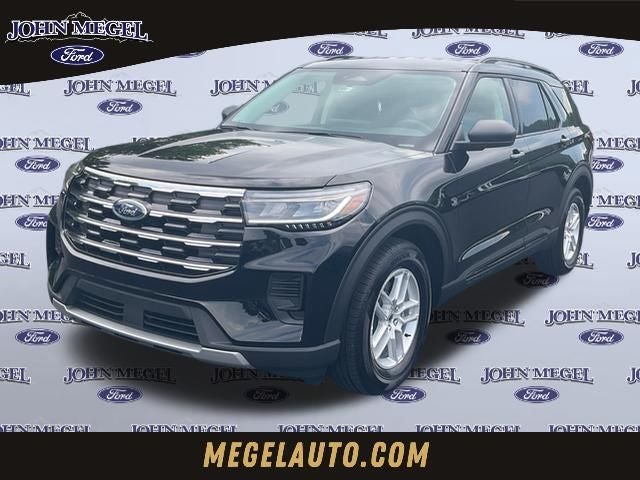 2026 Ford Explorer Active in Black Metallic — front three-quarter view