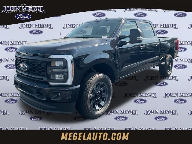 2026 Ford F-250SD XL STX in Black Metallic — front three-quarter view