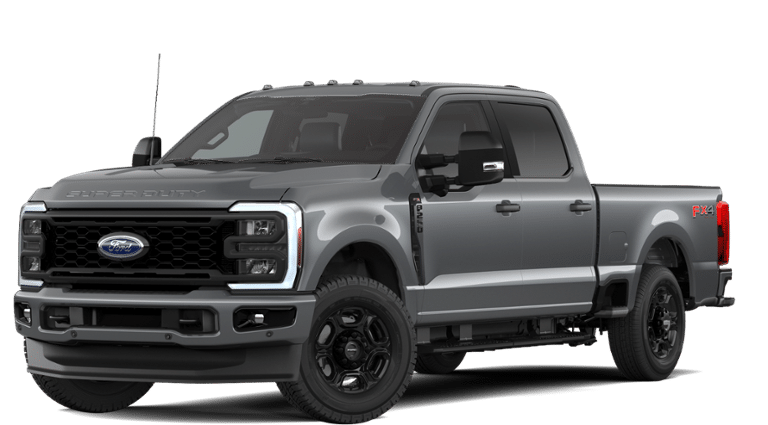 2026 Ford F-250SD XL STX in Gray Metallic — front three-quarter view