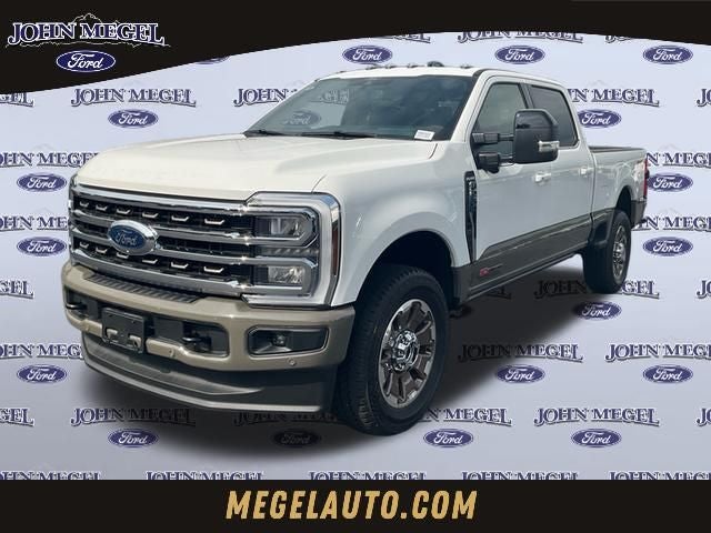 2026 Ford F-250SD King Ranch in Star White Metallic Tri-Coat — front three-quarter view