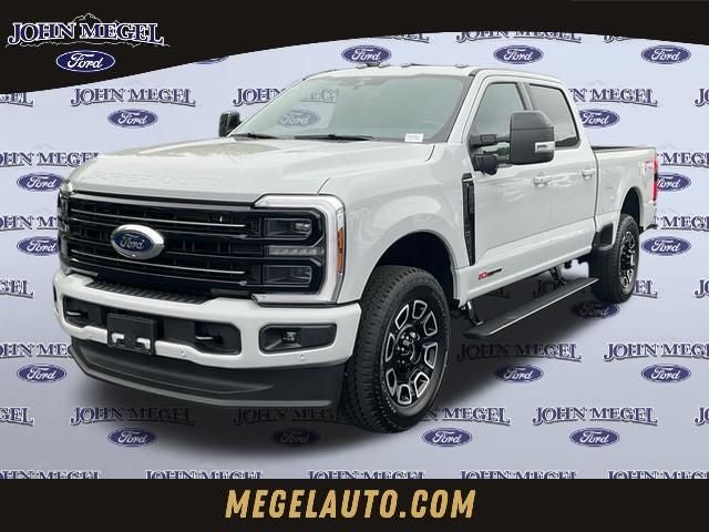 2026 Ford F-250SD Platinum in Avalanche — front three-quarter view