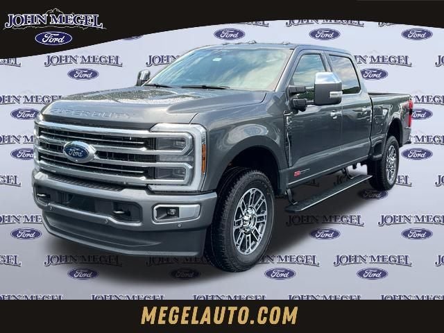 2026 Ford F-250SD Platinum in Carbonized Gray Metallic — front three-quarter view