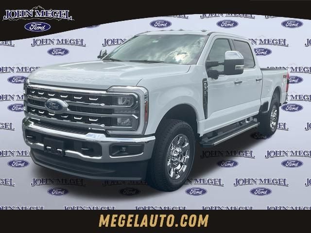 2026 Ford F-250SD Lariat in Oxford White — front three-quarter view