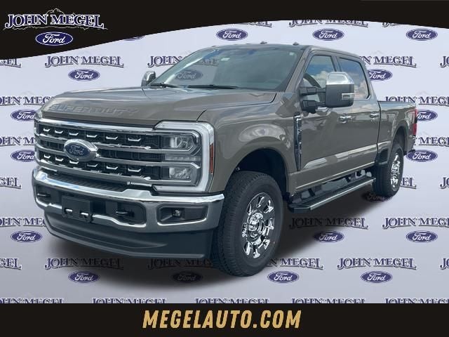 2026 Ford F-250SD Lariat in Marsh Gray — front three-quarter view