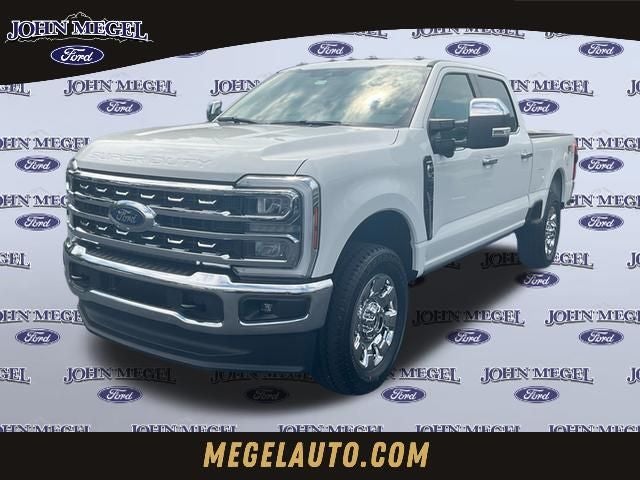 2026 Ford F-250SD Lariat in Star White Metallic Tri-Coat — front three-quarter view
