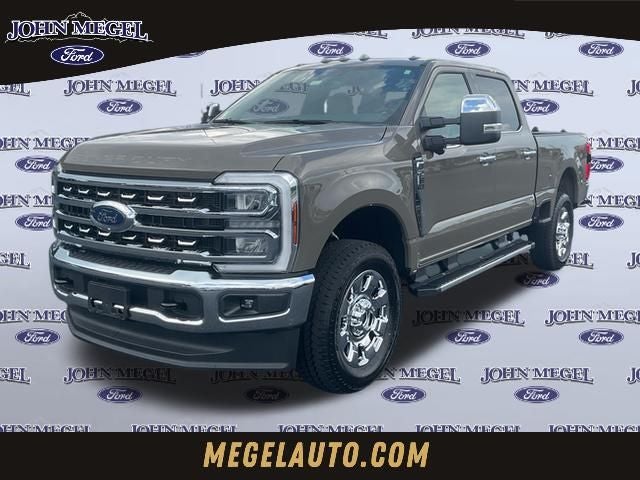 2026 Ford F-250SD Lariat in Marsh Gray — front three-quarter view