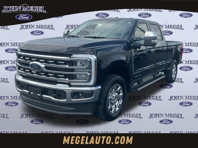 2026 Ford F-250SD Lariat in Agate Black Metallic — front three-quarter view