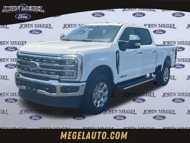 2026 Ford F-250SD Lariat in Oxford White — front three-quarter view