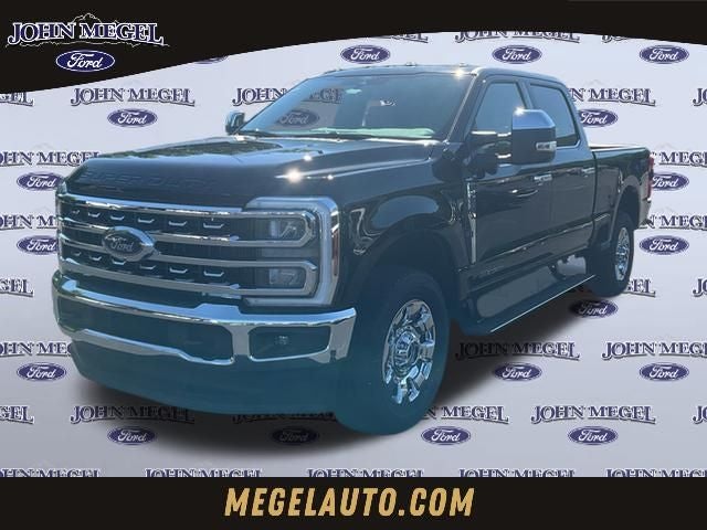 2026 Ford F-250SD Lariat in Black Metallic — front three-quarter view