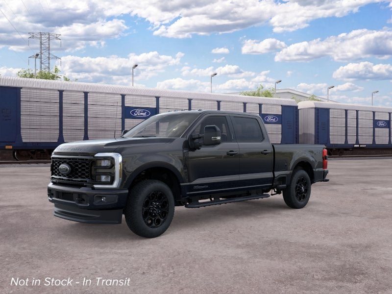 2026 Ford F-250SD Lariat in Black Metallic — front three-quarter view