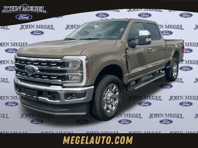 2026 Ford F-250SD Lariat in Marsh Gray — front three-quarter view