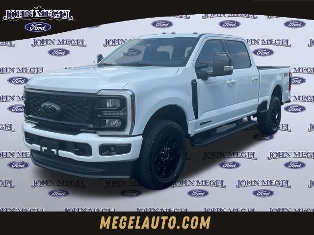 2026 Ford F-250SD Lariat in Oxford White — front three-quarter view