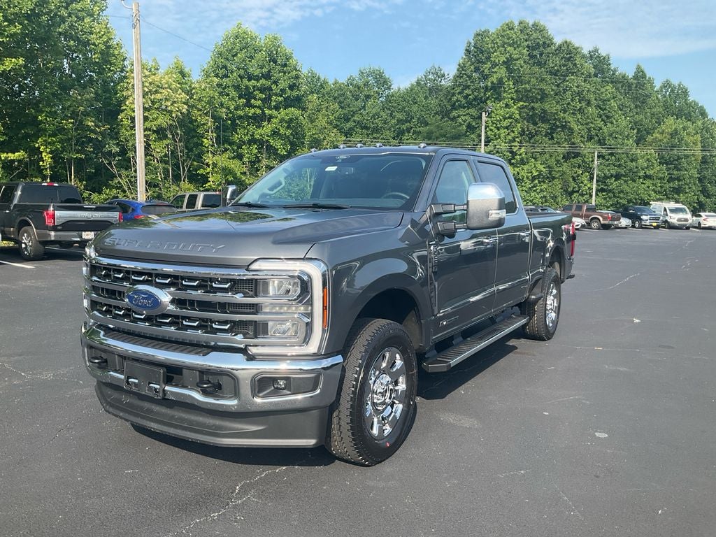 2026 Ford F-250SD Lariat in Carbonized Gray Metallic — front three-quarter view