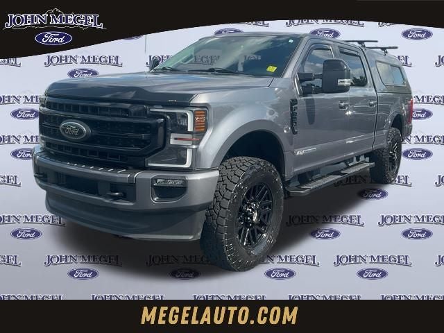 2021 Ford F-250SD Lariat in Gray Metallic — front three-quarter view
