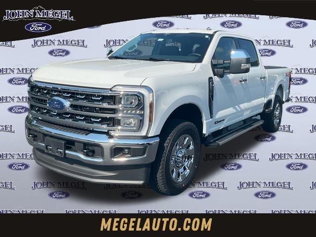 2026 Ford F-250SD Lariat in Oxford White — front three-quarter view