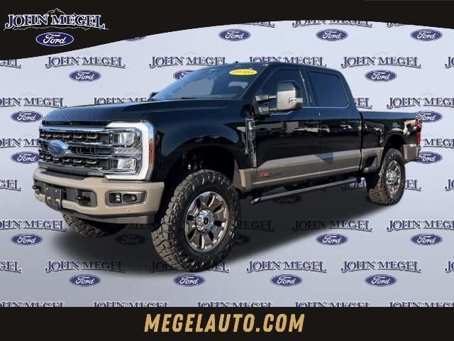 2026 Ford F-350SD King Ranch S.O.R.S Performance Pkg. in Agate Black Metallic — front three-quarter view