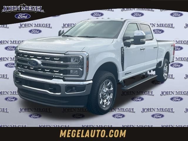 2026 Ford F-350SD Lariat in White Metallic — front three-quarter view