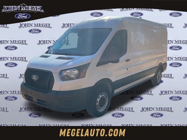 2026 Ford Transit-250 Base MEDIUM ROOF in Oxford White — front three-quarter view