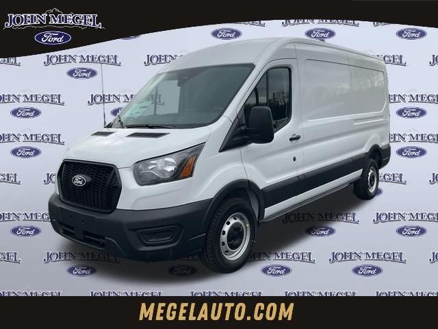 2026 Ford Transit-250 Base MEDIUM ROOF in Oxford White — front three-quarter view
