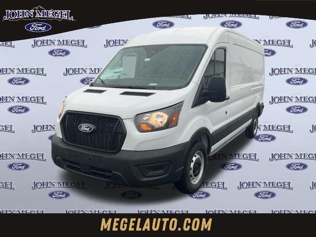 2026 Ford Transit-250 Base MEDIUM ROOF in Oxford White — front three-quarter view