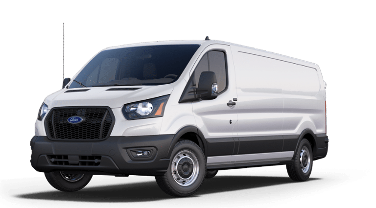 2025 Ford Transit-250 Base LOW ROOF in Oxford White — front three-quarter view