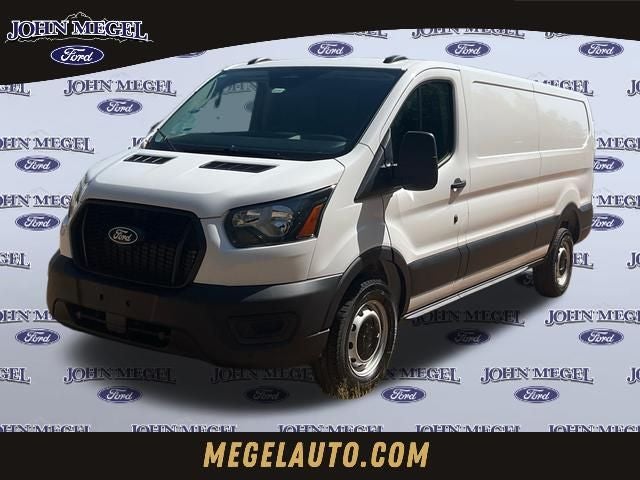 2026 Ford Transit-250 Base LOW ROOF in Oxford White — front three-quarter view