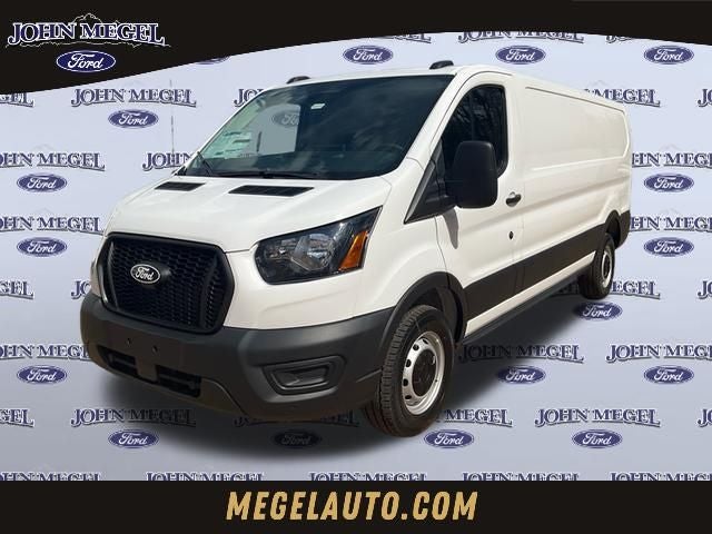 2026 Ford Transit-250 Base LOW ROOF in Oxford White — front three-quarter view