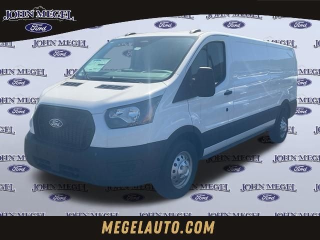 2026 Ford Transit-350 Base LOW ROOF in Oxford White — front three-quarter view