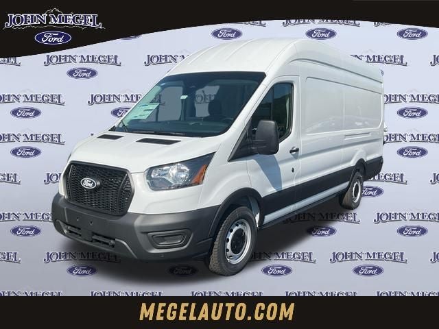 2026 Ford Transit-350 Base HIGH ROOF in Oxford White — front three-quarter view