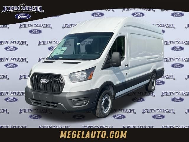 2026 Ford Transit-350 Base HIGH ROOF in Oxford White — front three-quarter view
