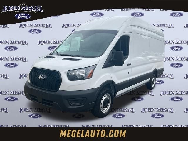 2026 Ford Transit-350 Base HIGH ROOF in Oxford White — front three-quarter view