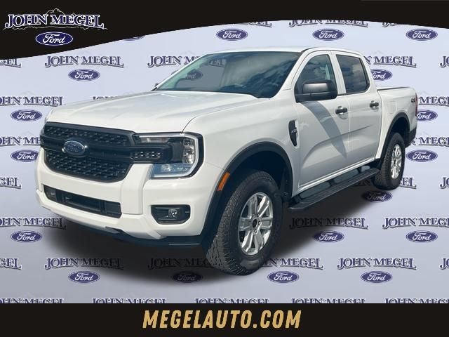 2026 Ford Ranger XL STX in Oxford White — front three-quarter view