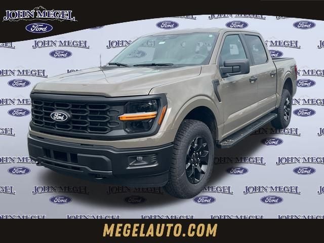 2026 Ford F-150 STX in Marsh Gray — front three-quarter view