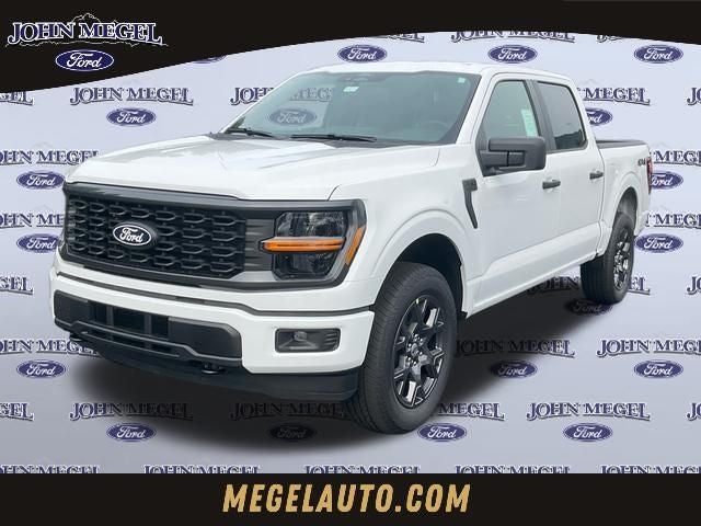 2026 Ford F-150 STX in Oxford White — front three-quarter view
