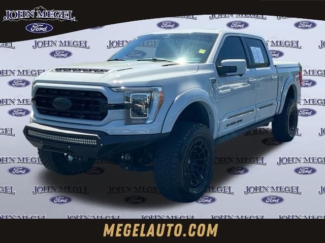 2023 Ford F-150 Lariat in Avalanche — front three-quarter view