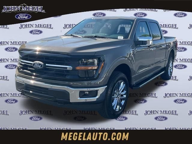 2026 Ford F-150 XLT in Gray — front three-quarter view