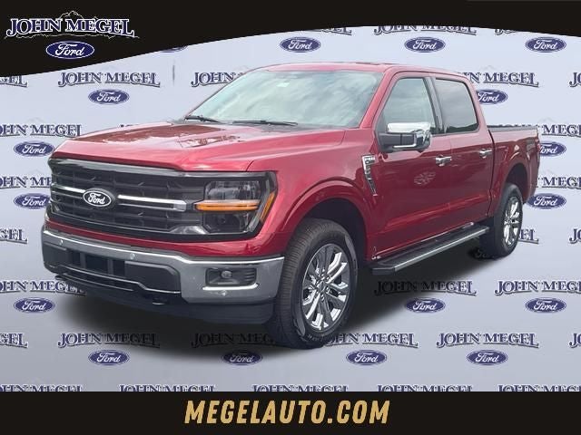2026 Ford F-150 XLT in Ruby Red Metallic — front three-quarter view