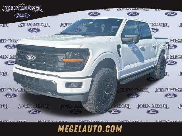 2026 Ford F-150 XLT in Oxford White — front three-quarter view