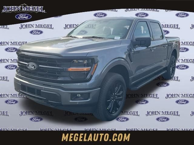 2026 Ford F-150 XLT in Gray Metallic — front three-quarter view