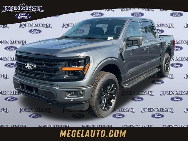 2026 Ford F-150 XLT in Gray Metallic — front three-quarter view