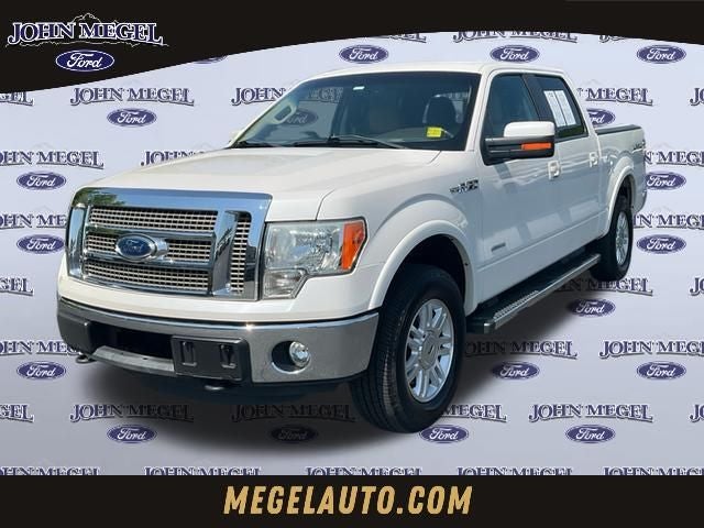 2026 Ford F-150 Lariat in Gray — front three-quarter view