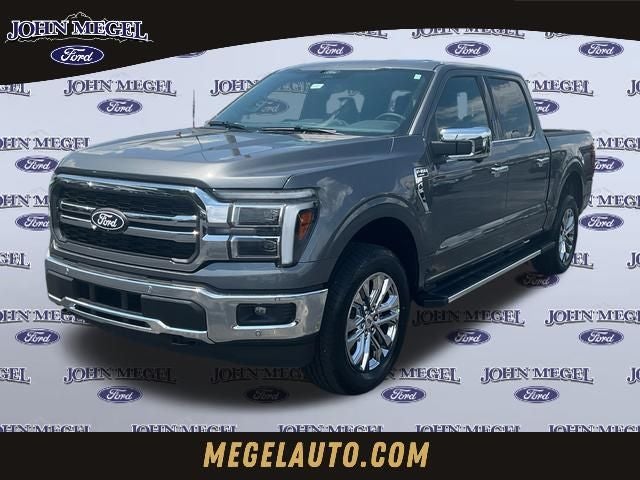 2026 Ford F-150 Lariat in Carbonized Gray Metallic — front three-quarter view