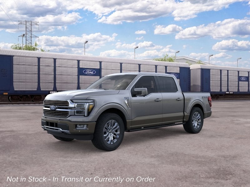 2026 Ford F-150 King Ranch in Carbonized Gray Metallic — front three-quarter view