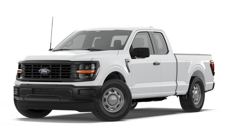 2026 Ford F-150 XL in Oxford White — front three-quarter view