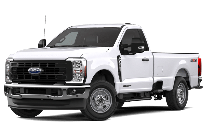 2026 Ford F-350SD XL in Oxford White — front three-quarter view